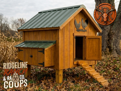 The Heritage Ridge Deluxe Chicken Coop