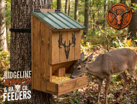The Ridgeline 50 lb. Timberline Gravity Deer Feeder