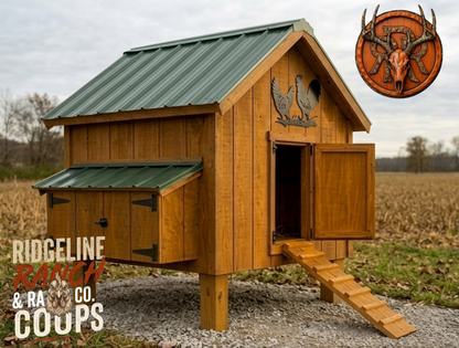 The Heritage Ridge Deluxe Chicken Coop