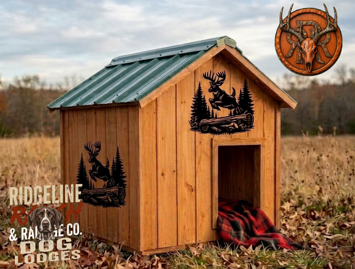 The XL Antler Ridge Dog Lodge