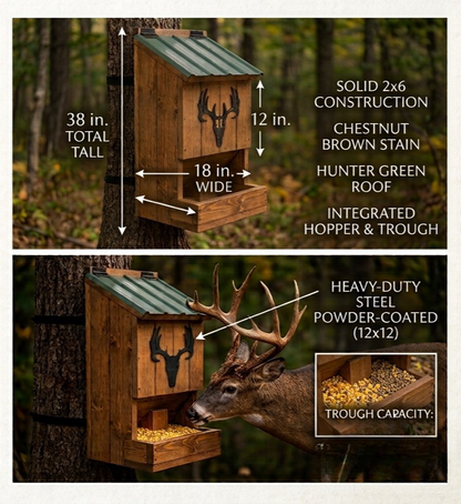 The Ridgeline 50 lb. Timberline Gravity Deer Feeder