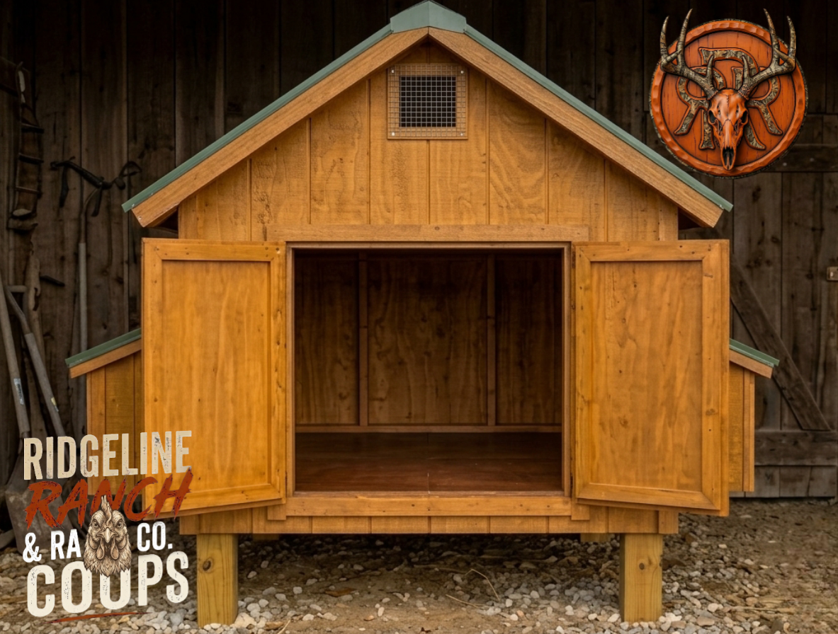 The Heritage Ridge Deluxe Chicken Coop