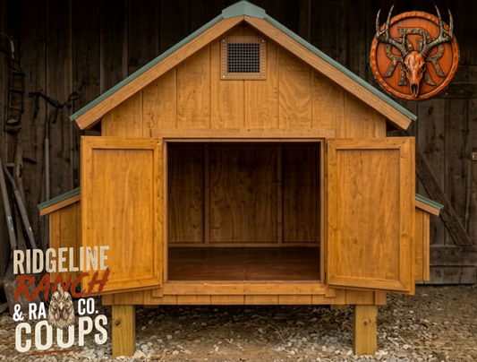 The Heritage Ridge Deluxe Chicken Coop