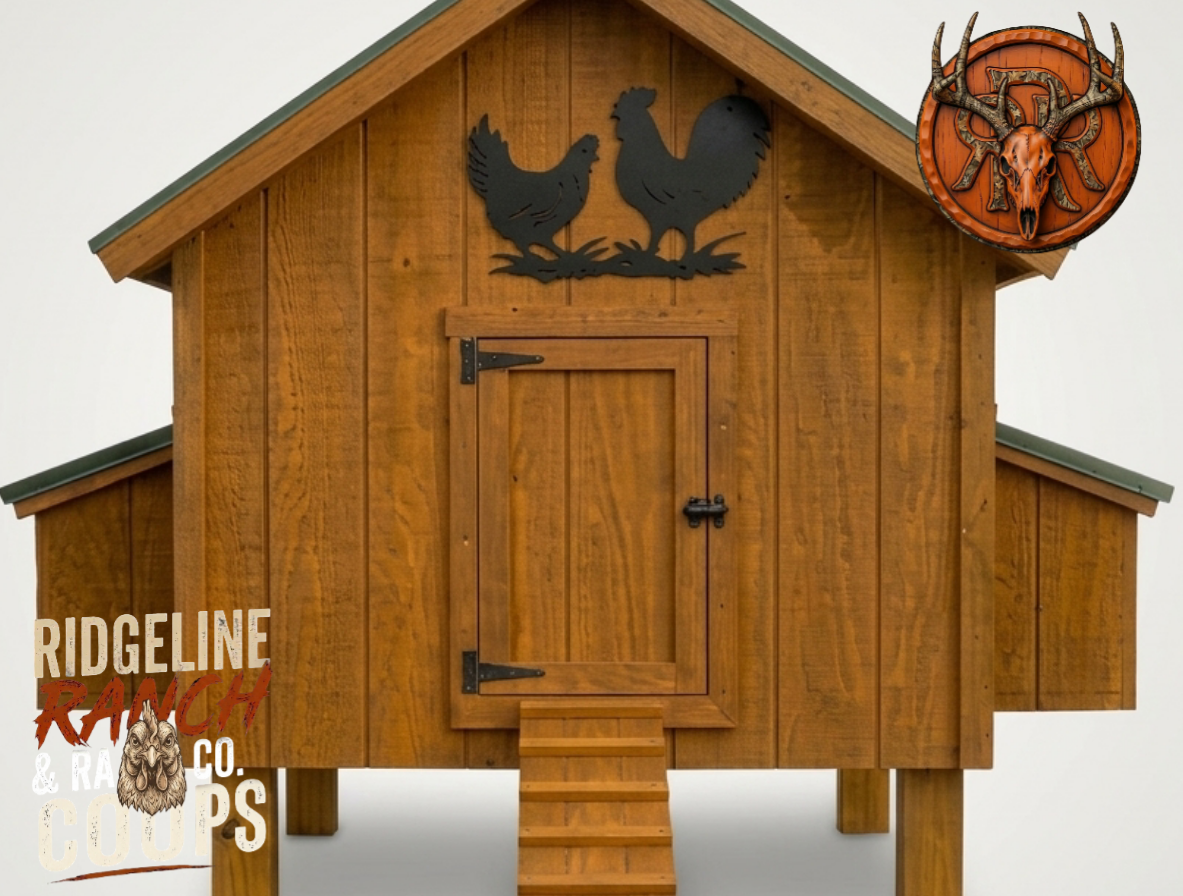 The Heritage Ridge Deluxe Chicken Coop