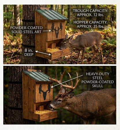 The Ridgeline 50 lb. Timberline Gravity Deer Feeder