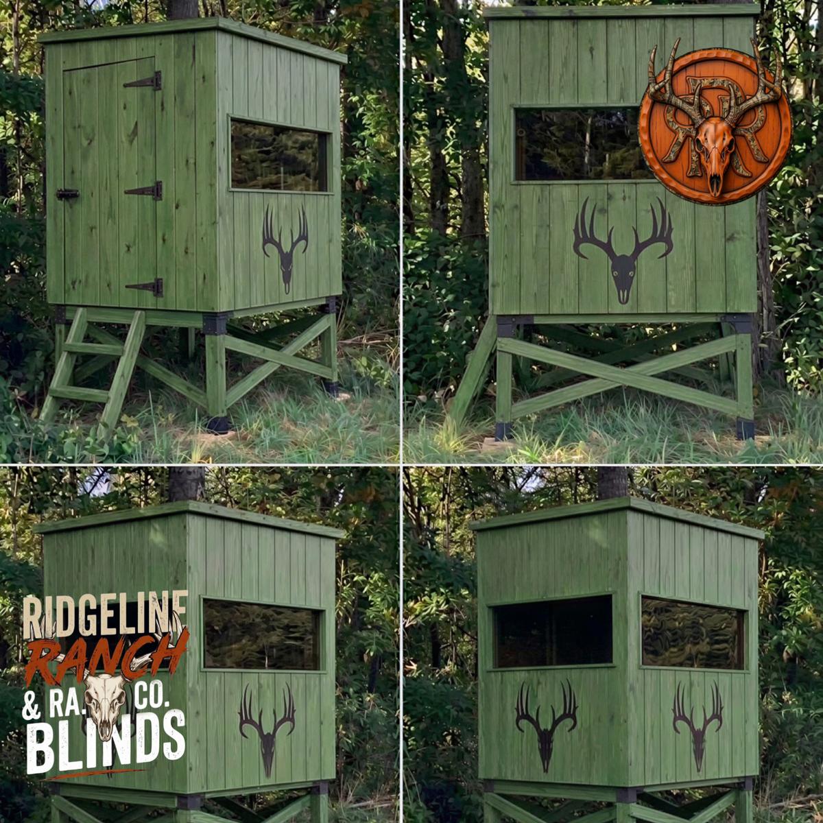 Ridgeline Ranch Buck Lodge Badlands Green Hunting Blinds