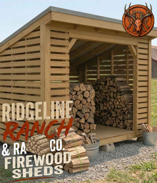 Ridgeline Ranch Firewood Sheds
