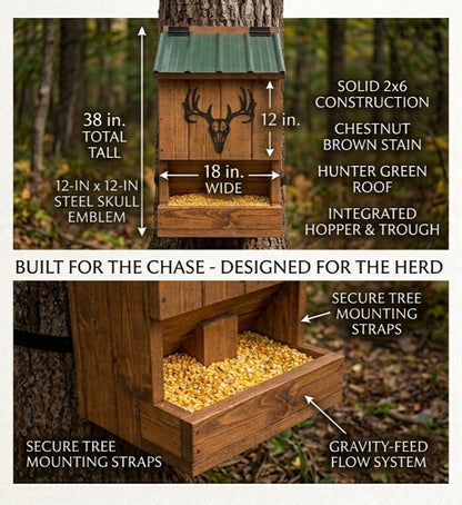The Ridgeline 50 lb. Timberline Gravity Deer Feeder