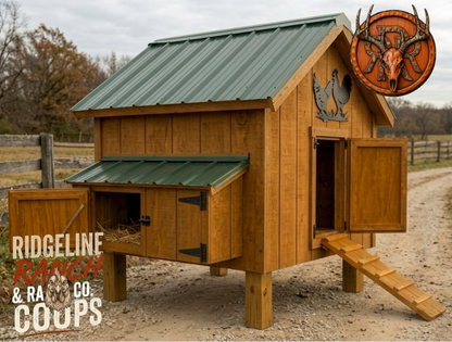 The Heritage Ridge Deluxe Chicken Coop