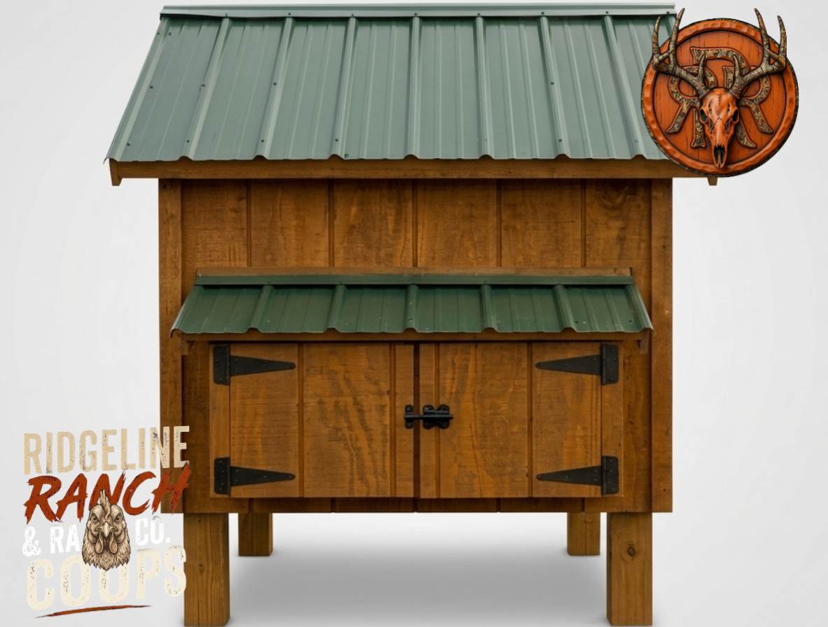 The Heritage Ridge Deluxe Chicken Coop