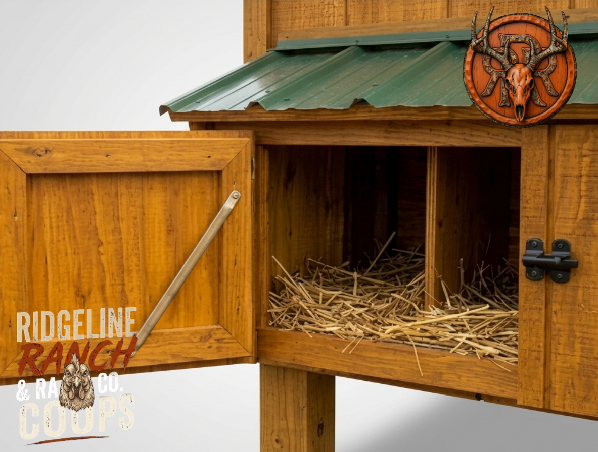 The Heritage Ridge Deluxe Chicken Coop