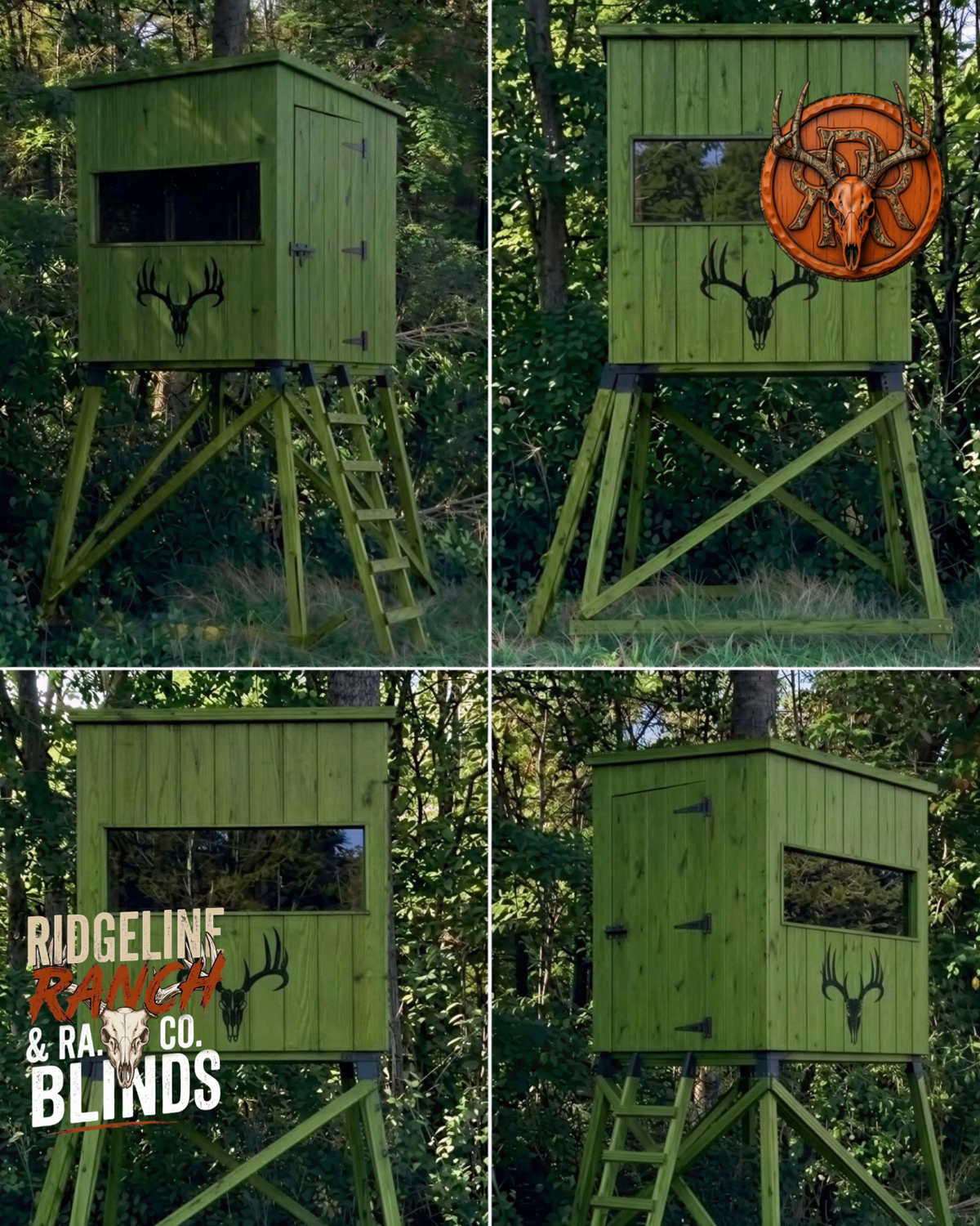 Ridgeline Ranch Buck Lodge Badlands Green Hunting Blinds